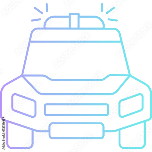 Police Vehicle Icon