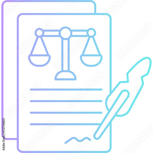 Law Document Icon