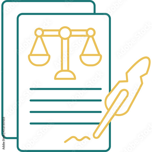 Law Document Icon