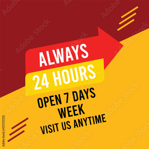 Always Open – 24/7 Service Available

