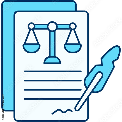 Law Document Icon