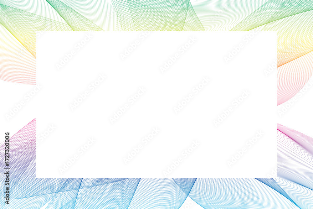 Obraz premium Gradient Abstract Lines Frame Background