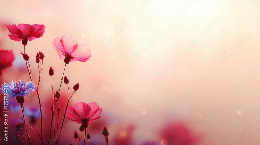 Obraz premium Delicate flower blooming nature scene floral photography soft focus serenity of spring