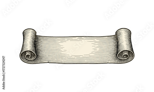 Vintage calligraphy scroll design for classic invitations and elegant print projects