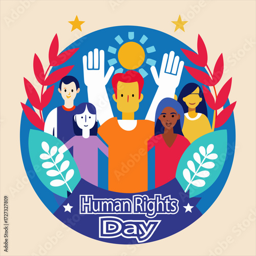 Human Rights Day – For Peace, Justice, and Humanity Art & Illustration