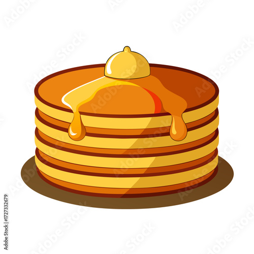 pancakes on a plate