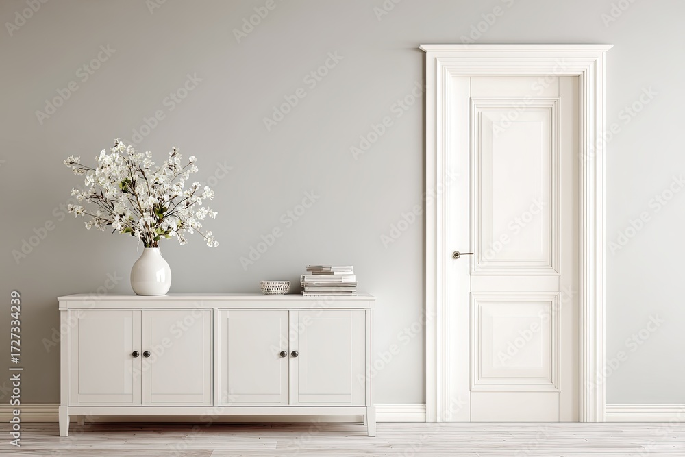 Fototapeta premium A simple, elegant interior