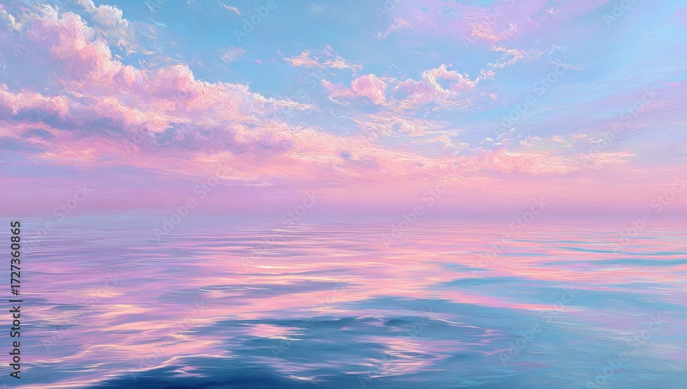 Obraz premium The background has an abstract swirling design that incorporates a mix of lavender pink and blue hues to create a cloudy texture