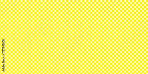 white and yellow checkered pattern, Checkerboard seamless pattern