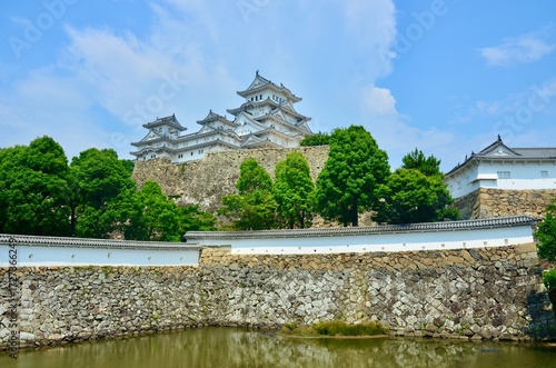 Medieval castle of Himeji. Japan