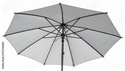 Light Gray Outdoor Patio Parasol Umbrella Shade Canopy Sun