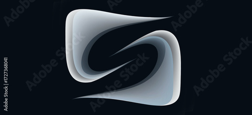  Letter S vector company name graphic design