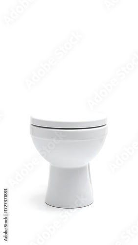 White toilet isolated on white background (2)