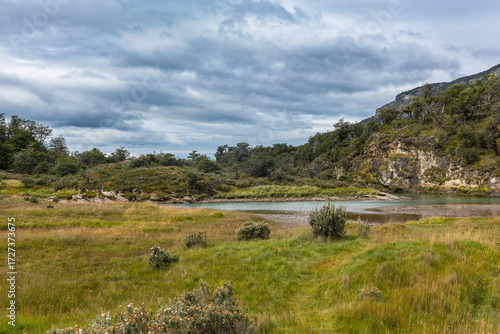 Landscape in Tierra del Fuego National Park, Argentina