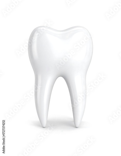 White tooth illustration