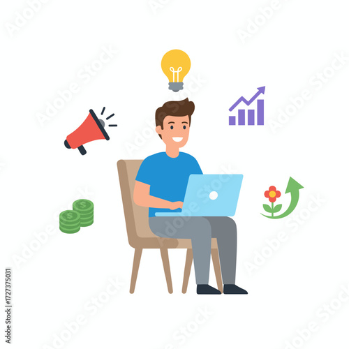 A pay‑per‑click specialist oversees digital advertising campaigns for a company