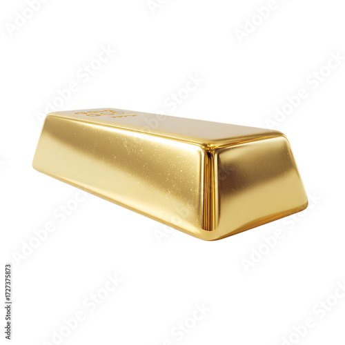 Gold Bar Shiny Wealth Treasure Symbol
