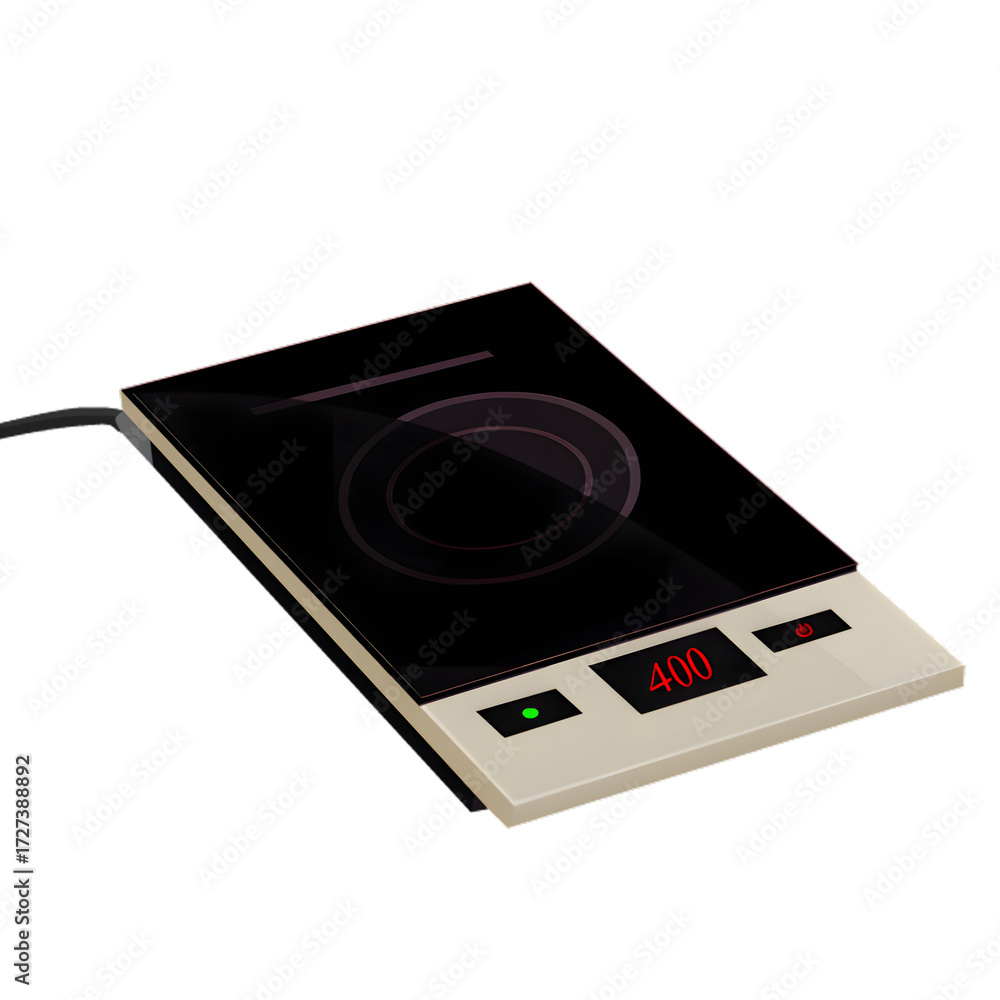 Fototapeta premium digital scales on white background