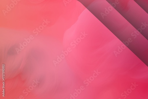 Soft Pink Abstract Gradient Background with Diagonal Stripes