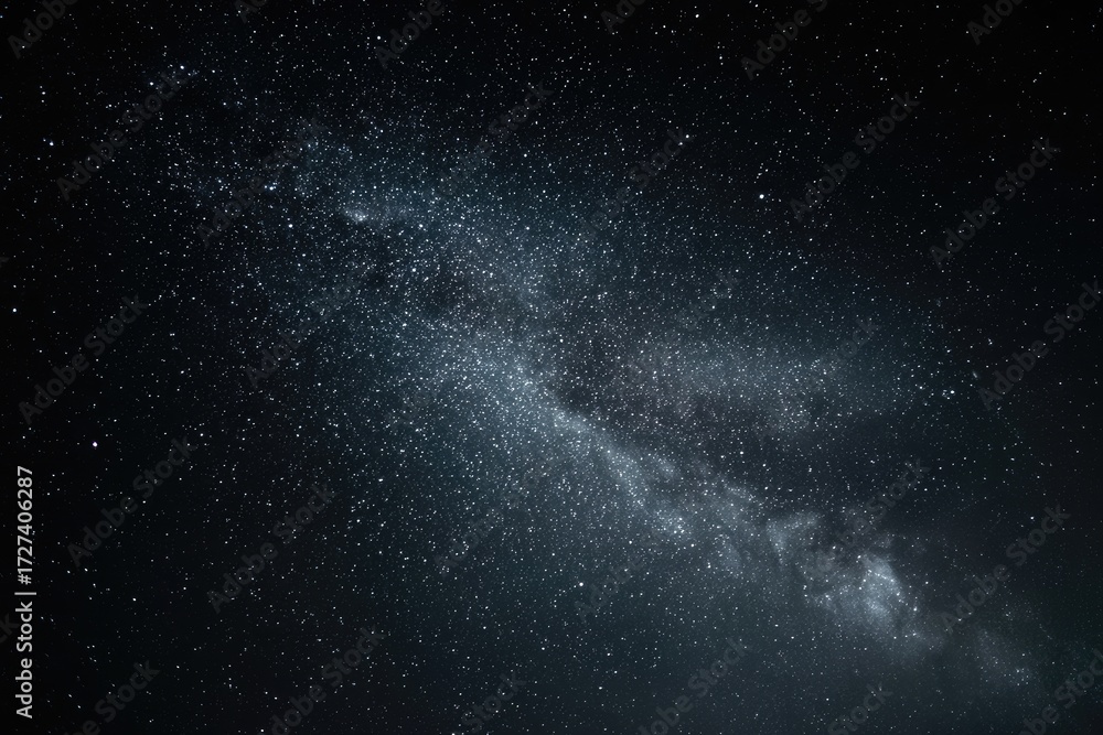 Fototapeta premium Starry night sky with milky way