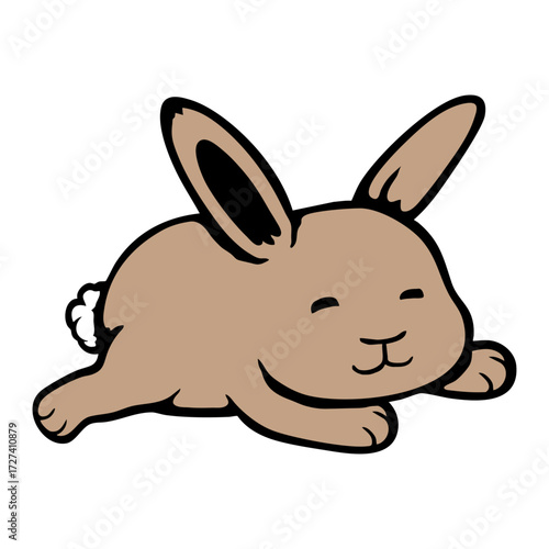 Napping Bunny Rabbit Pet Tired Animal Sleeping Sleepy