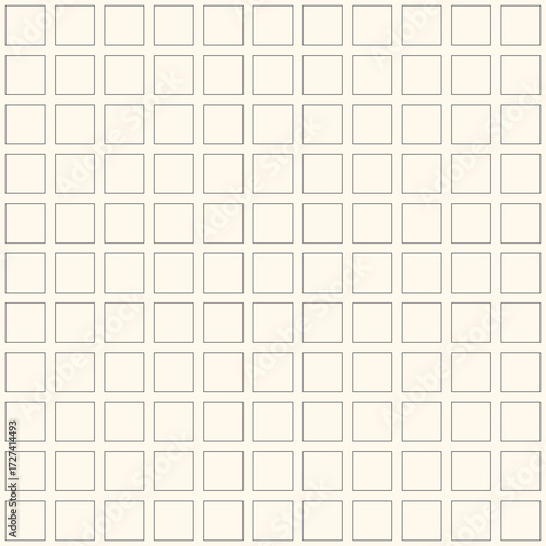 Workbook for writing hieroglyphs. Lined paper for printing. Geometric pattern for school. Realistic lined paper. Simulator for writing Chinese characters. Page of calligraphy exercises. Graph paper.