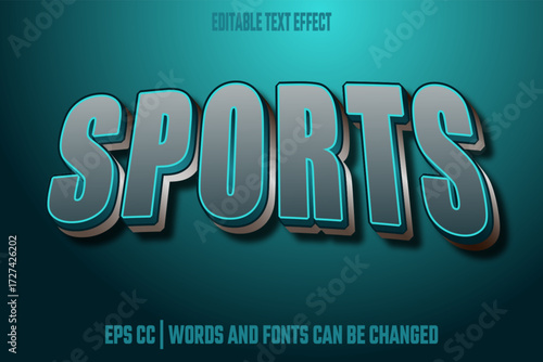 editable sports effect text
