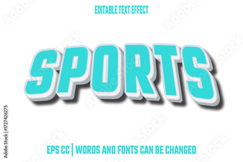 editable sports effect text
