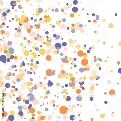 Light multicolor background, colorful vector texture with circles. Splash effect banner. Glitter silver dot abstract illustration with blurred drops of rain. Pattern for web page, banner,poster, card.