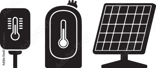 Energy-saving smart gadgets (thermostats, sensors, solar panels)