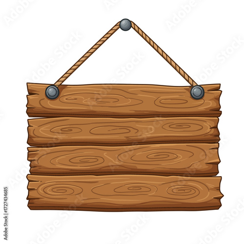 wooden, sign, hanging, clipart, board, rustic, blank, rope, illustration, wood, plank, signage, design, cartoon, vector, decor, frame, notice, nailed, message, template, vintage, empty, brown, texture