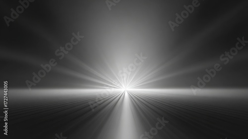 Monochrome gradient background with spotlight center, abstract yet elegant