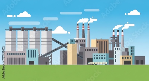 Factory emissions vector.