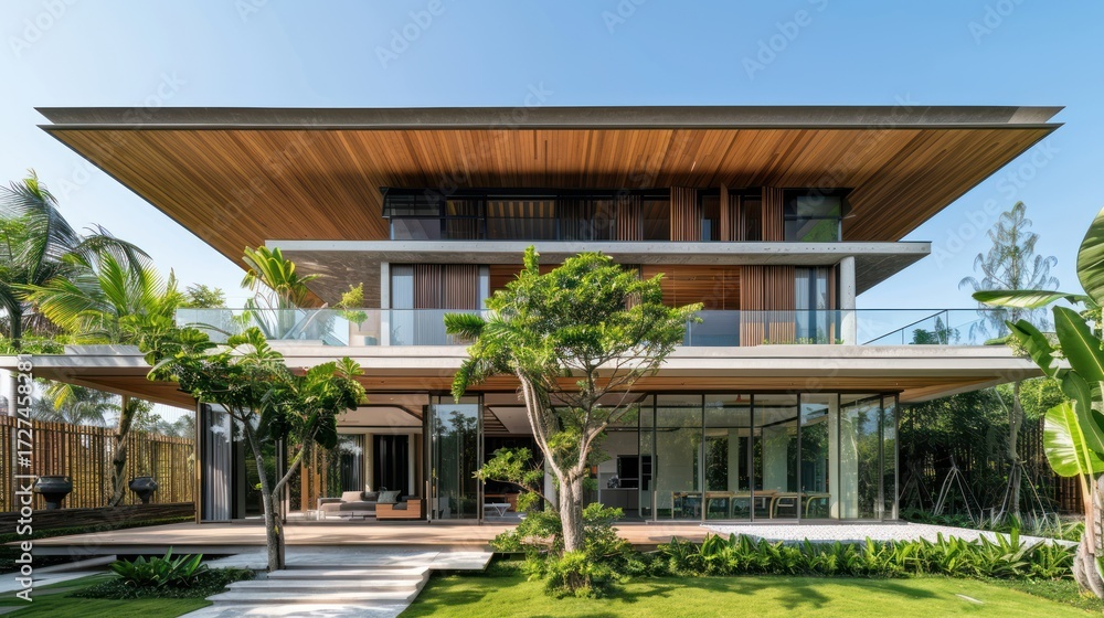 Obraz premium Modern house exterior design