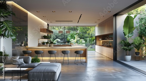 Modern kitchen interior design