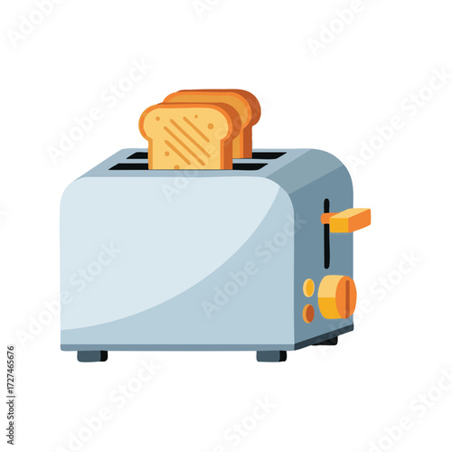 Bright Kitchen Toaster Graphic