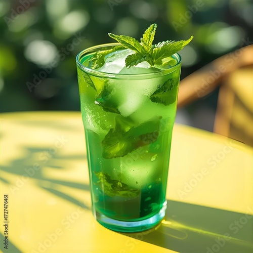 mojito cocktail with lime