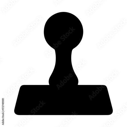 Stamp Icon Silhouette