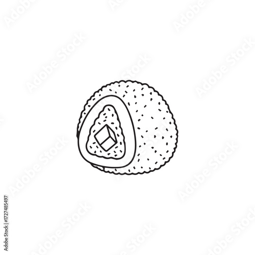 "Arancini – Fried rice balls stuffed with cheese, meat, or vegetables"