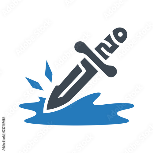Slashing attack icon