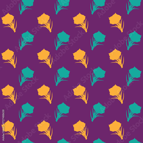 multi colored decorated hand drawn rendered traced embraided ornamental all over base background. repeat pattern geometrical texture border ethnic tribal creative design	
