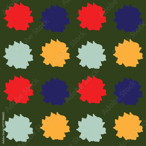 multi colored decorated hand drawn rendered traced embraided ornamental all over base background. repeat pattern geometrical texture border ethnic tribal creative design	
