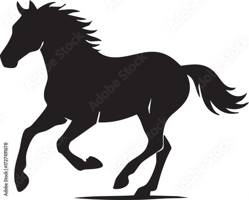 Horse running