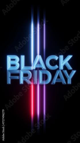 Online shopping  sales discount black friday cyber monday slogan text advertisements vertical background