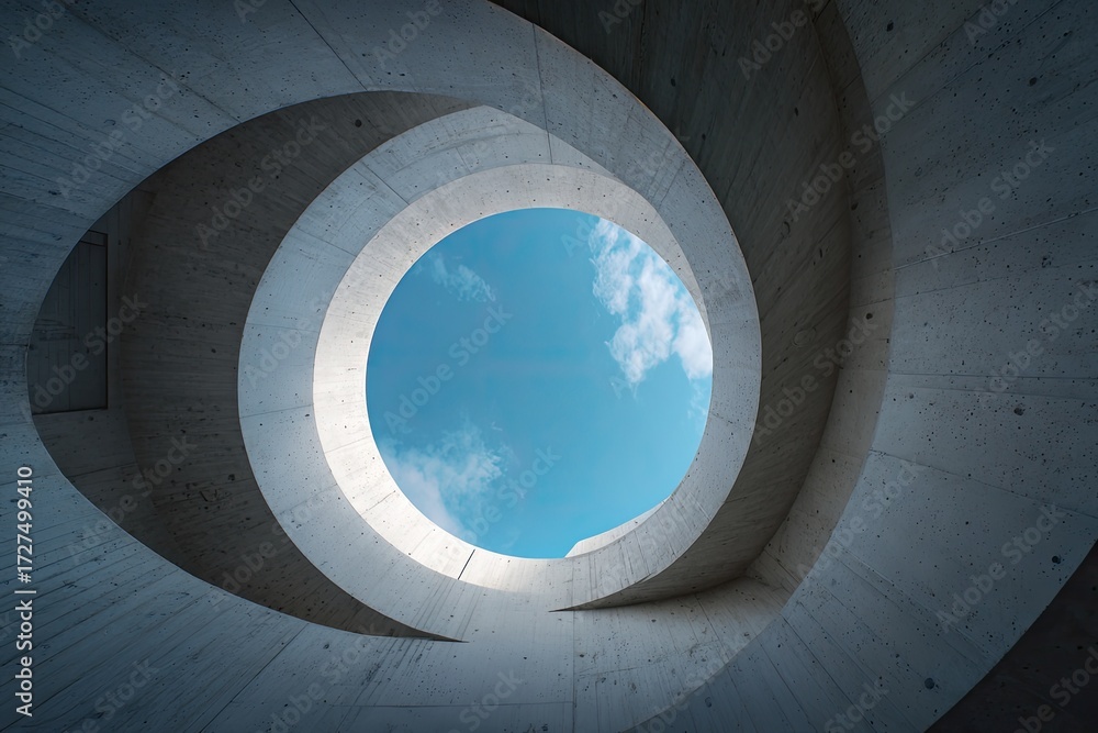 Fototapeta premium Abstract architectural spiral