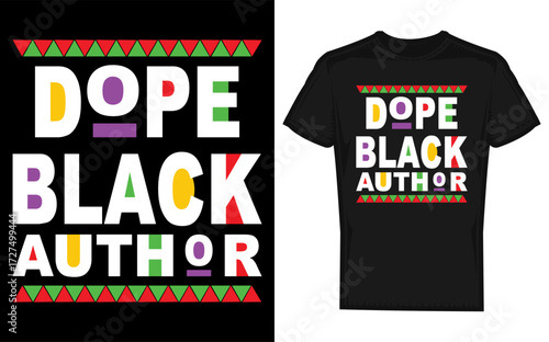 Proud african american author celebrating black culture and literary achievement