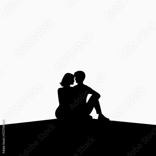 Couple roof date