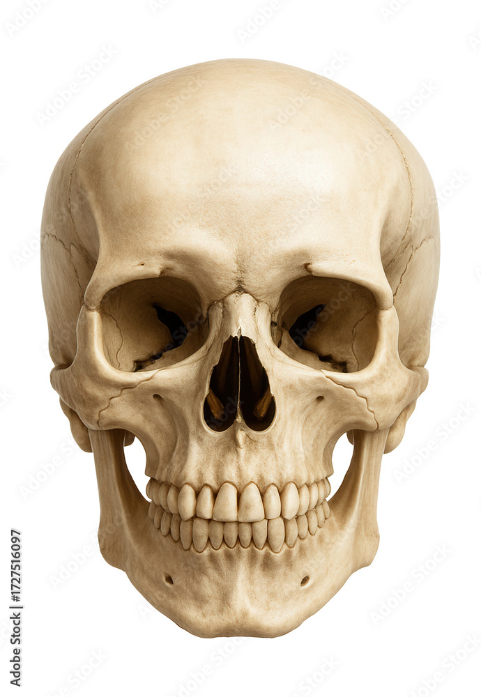 Fototapeta premium Detailed anatomical human skull.