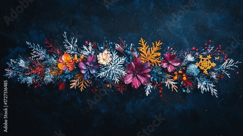 Festive winter arrangement