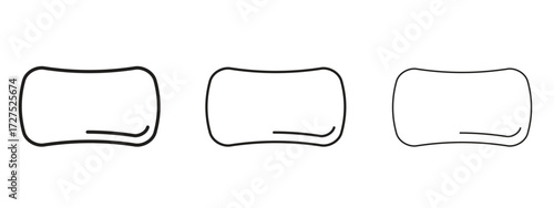 Soap icons in thin line symbols with editable strokes